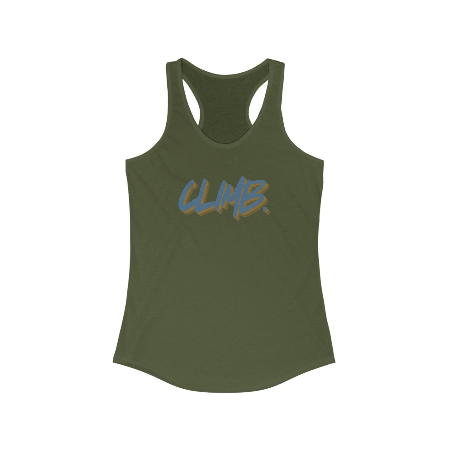 Climb. Women's Ideal Racerback Tank