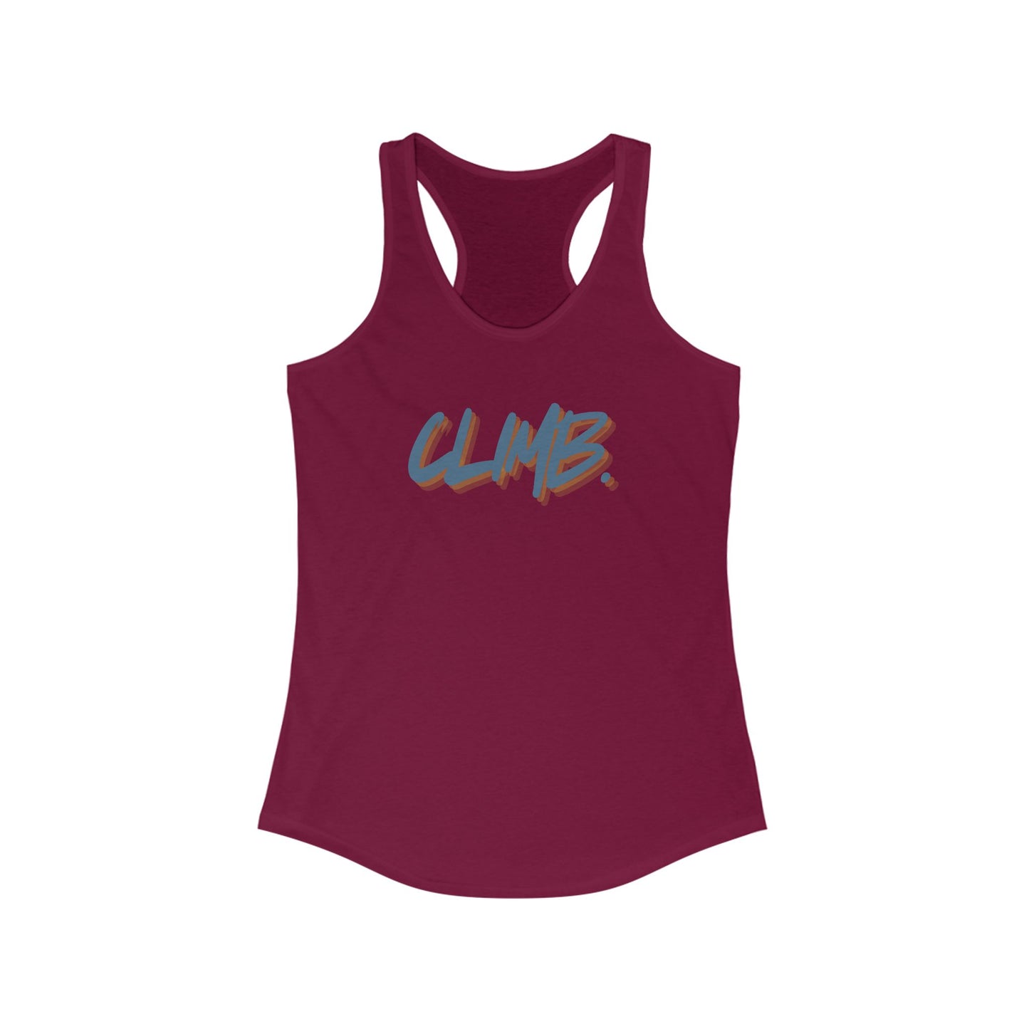 Climb. Women's Ideal Racerback Tank