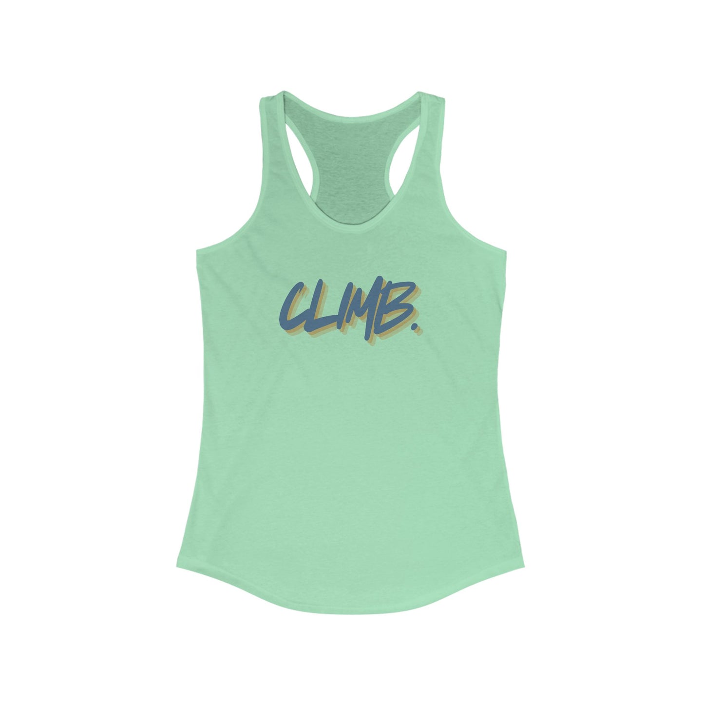 Climb. Women's Ideal Racerback Tank