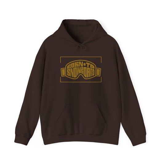 Born To Snowboard Unisex Heavy Blend™ Hooded Sweatshirt