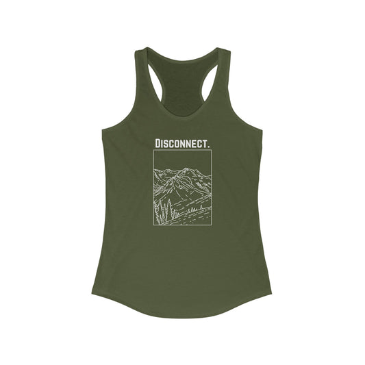 Disconnect. Women's Ideal Racerback Tank