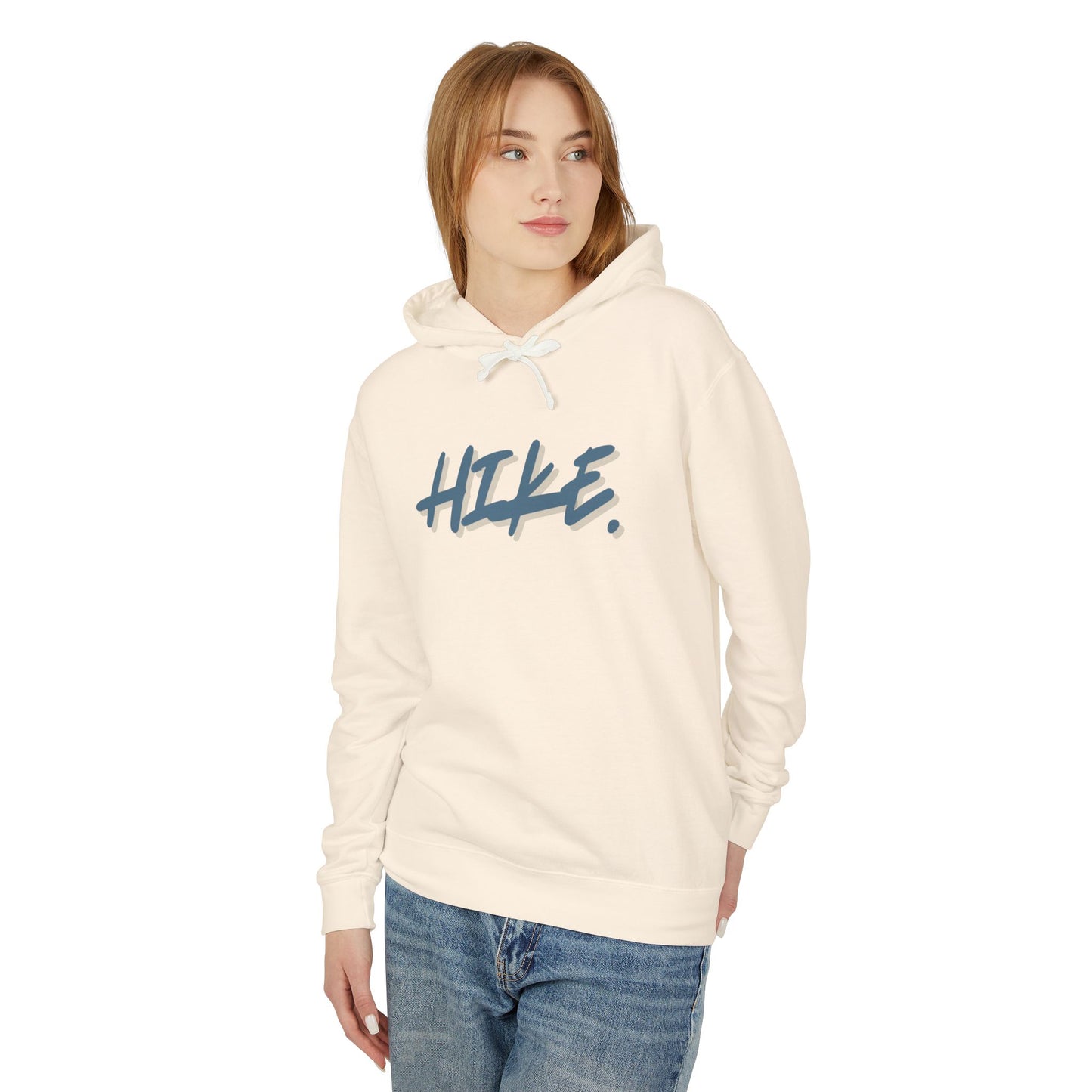 Hike. Unisex Lightweight Hooded Sweatshirt