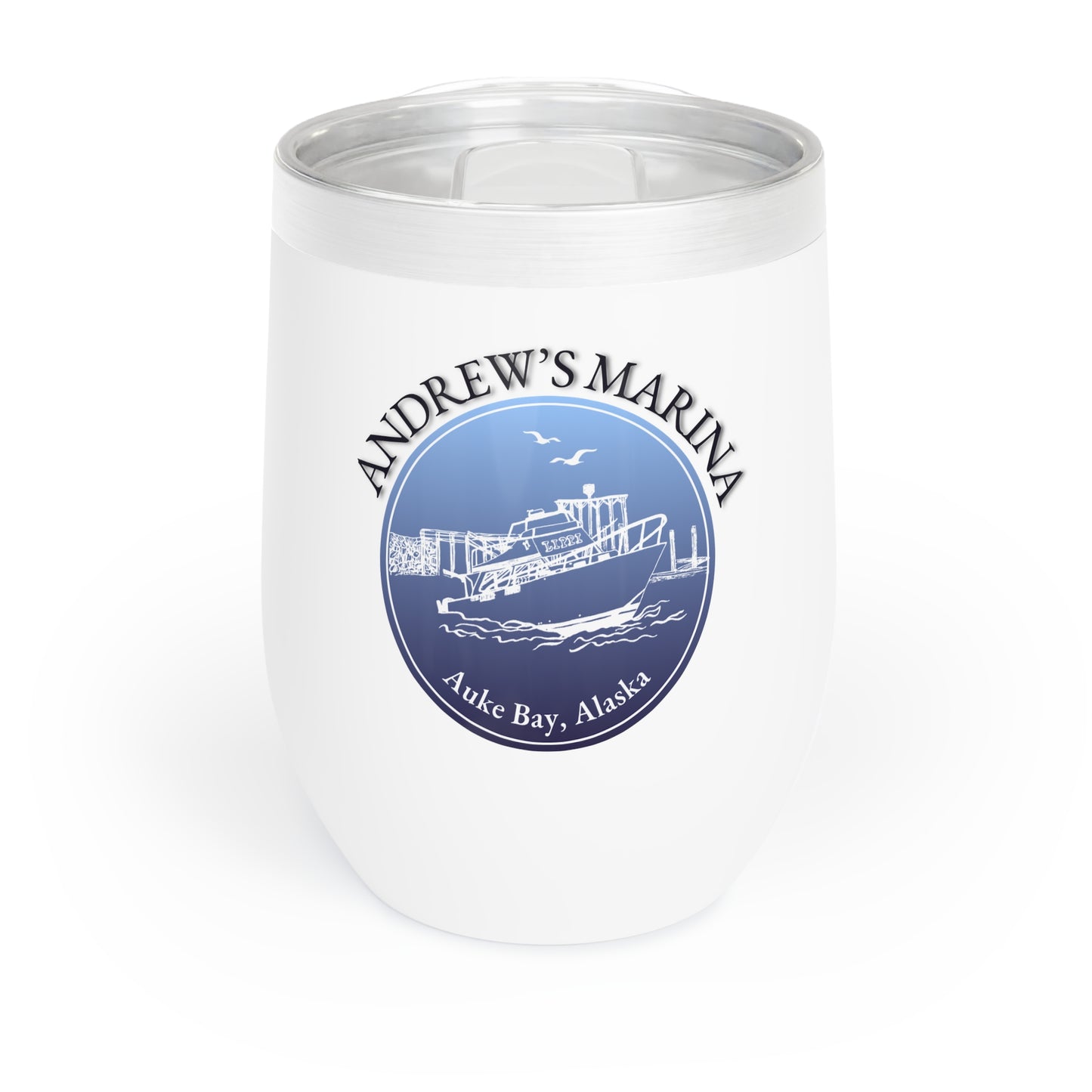 Andrew's Marina Wine Tumbler 12 oz.