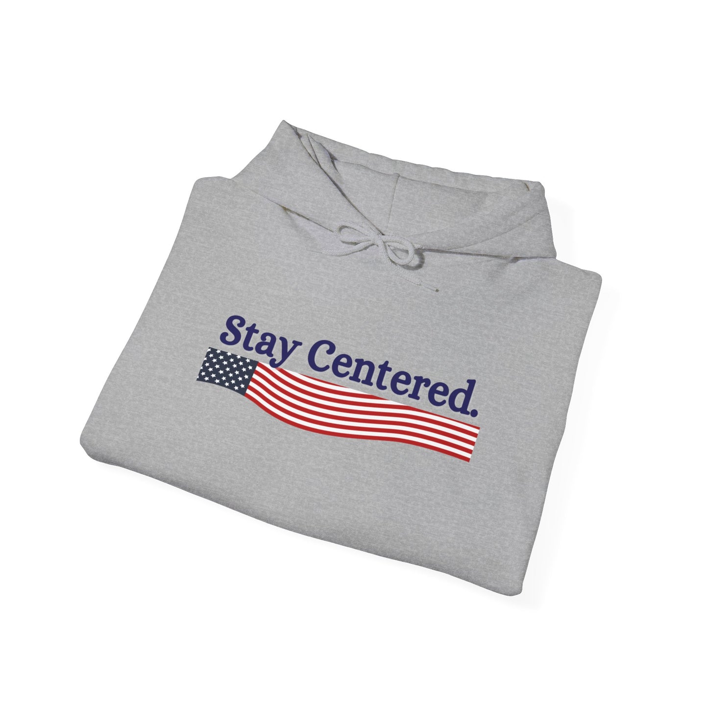 Stay Centered USA Hoodie - Unisex Heavy Blend Sweatshirt