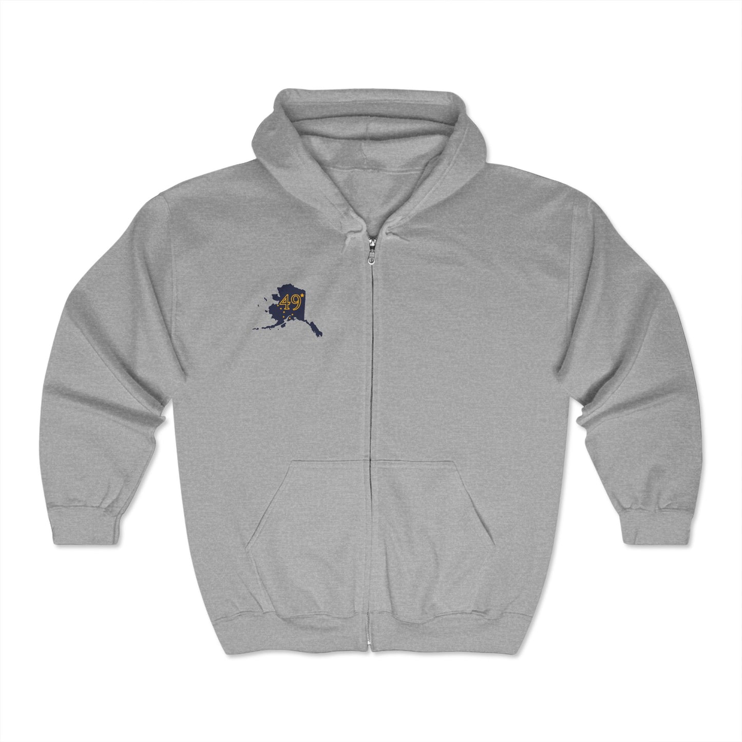 49 Unisex Heavy Blend™ Full Zip Hooded Sweatshirt