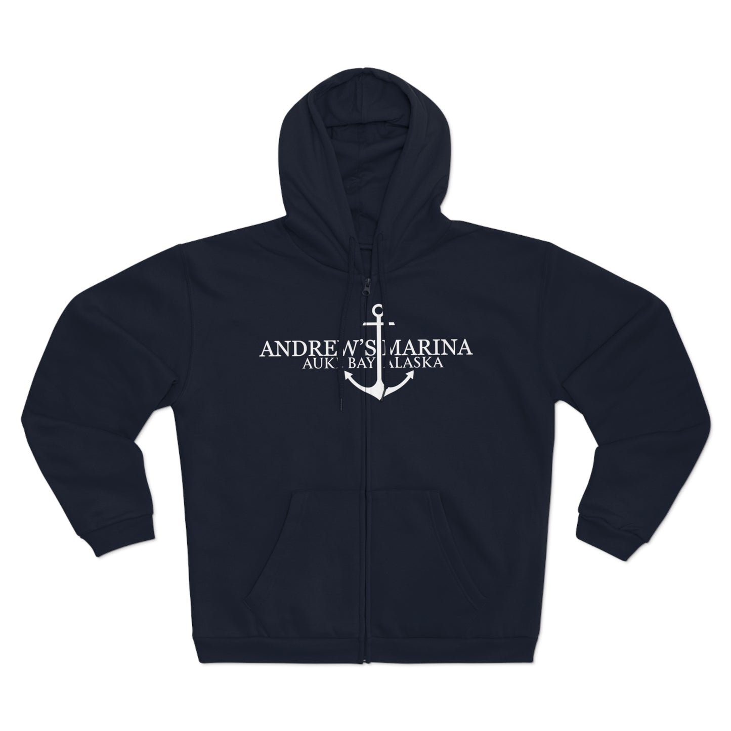 Andrew's Marina Unisex Hooded Zip Sweatshirt