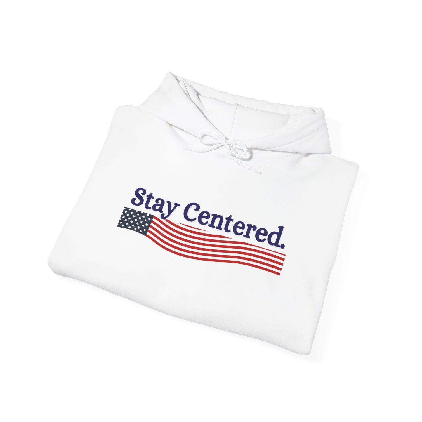 Stay Centered USA Hoodie - Unisex Heavy Blend Sweatshirt