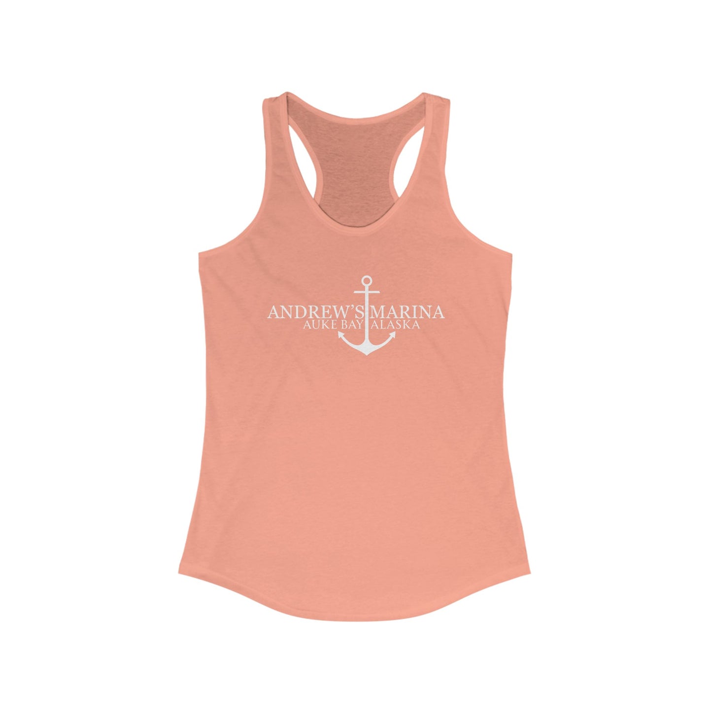 Andrew's Marina Anchor Racerback Tank