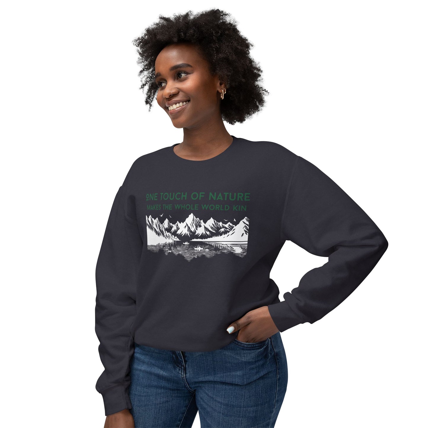 One Touch of Nature Unisex Lightweight Crewneck Sweatshirt