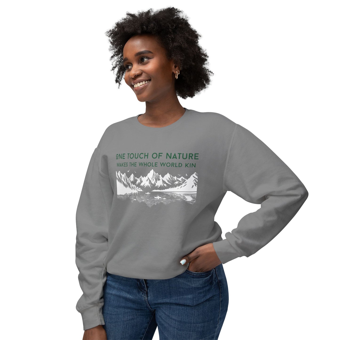 One Touch of Nature Unisex Lightweight Crewneck Sweatshirt