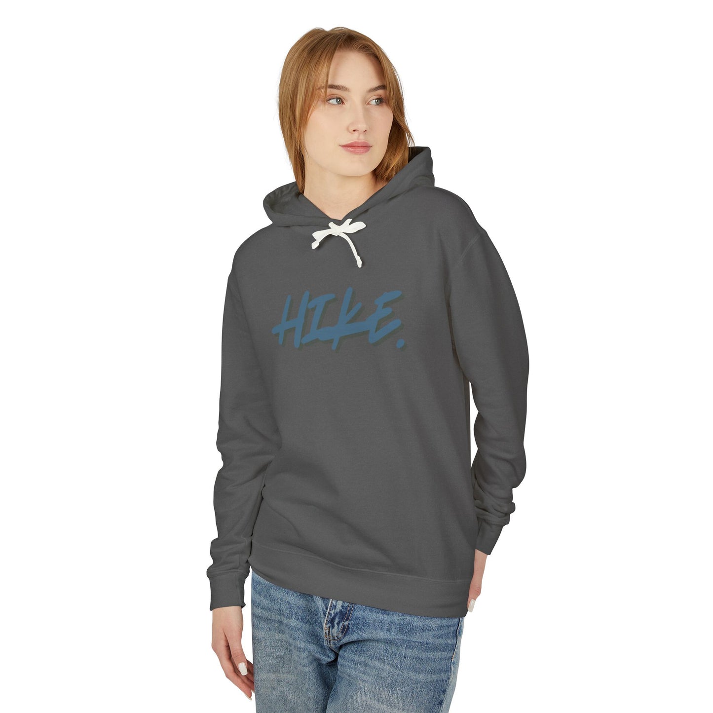 Hike. Unisex Lightweight Hooded Sweatshirt