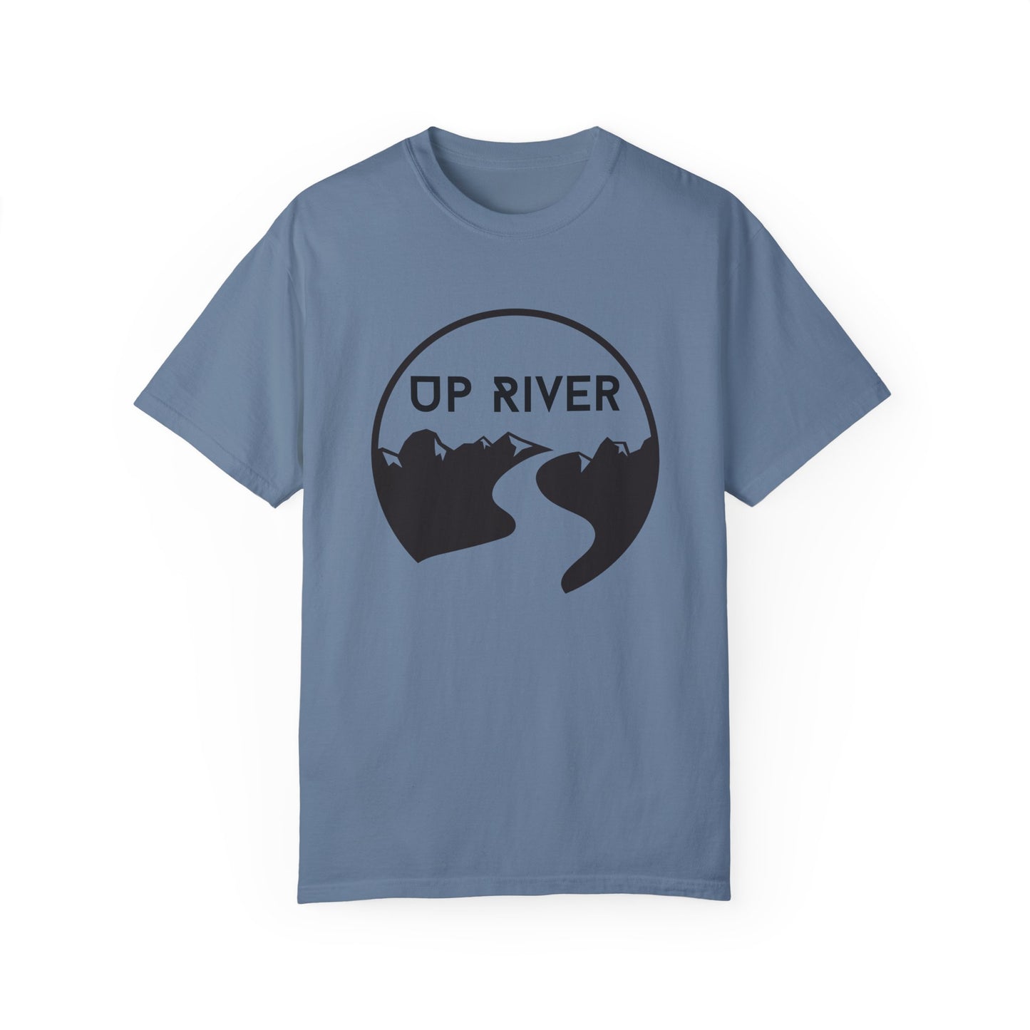 Up River Unisex Garment-Dyed T-shirt