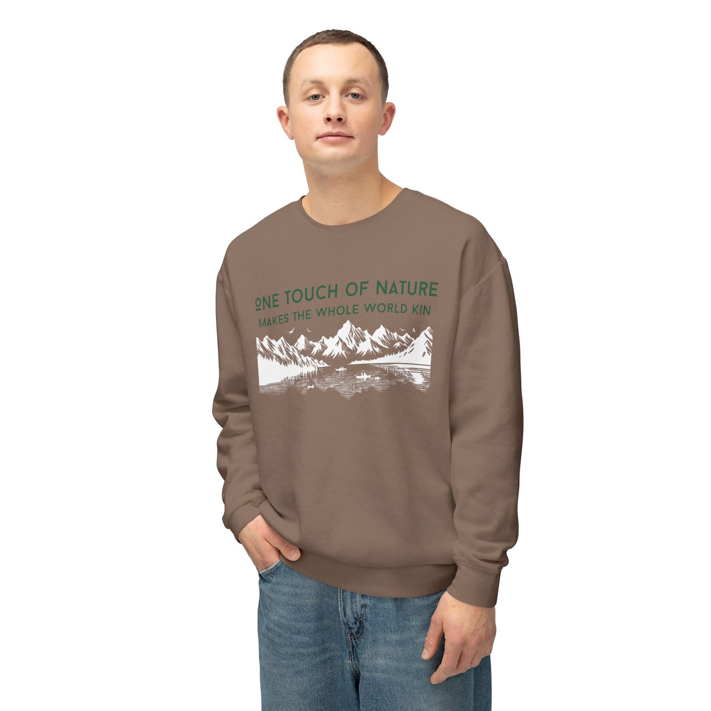 One Touch of Nature Unisex Lightweight Crewneck Sweatshirt